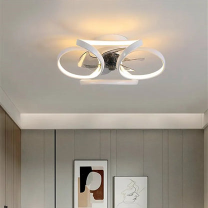 Led APP control clear blades Ceiling Fan