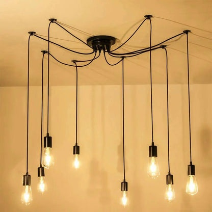 Nordic Creative Minimalist Black spider legs chandelier