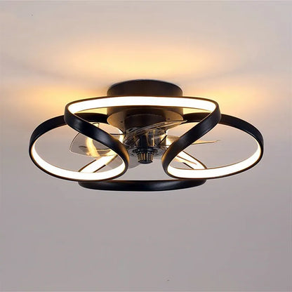Led APP control clear blades Ceiling Fan