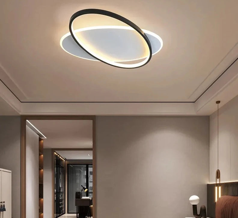 Luces de techo LED modernas para dormitorio, estudio, sala de estar, lámparas de iluminación redondas para interiores, decoración, Luminaria, Lustres, lámparas Avize