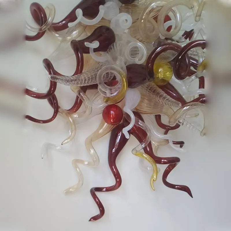 Led hand blown Glass Sconce light