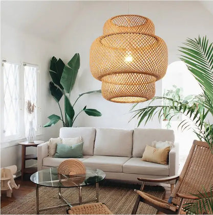 Chinese bamboo/Rattan Weaving Pendant light