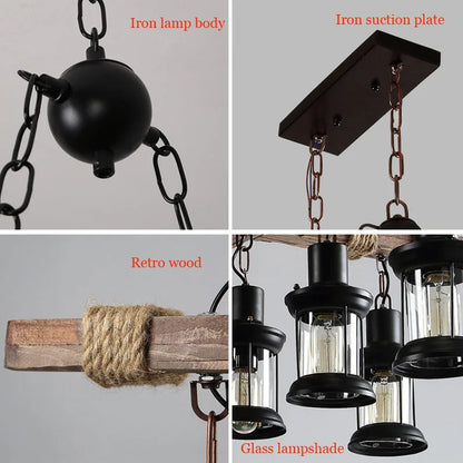 Solid Wood Lamps chandelier