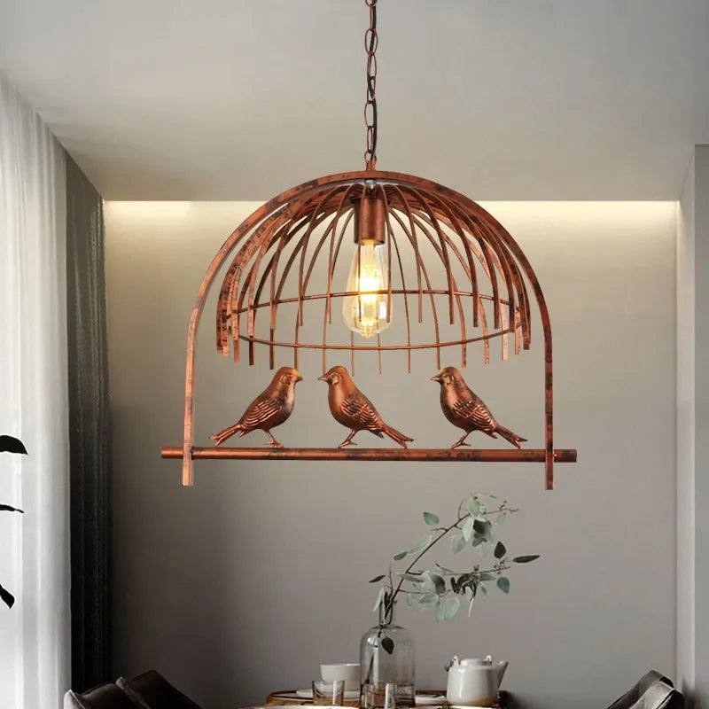 Nordic Bird cage pendent light