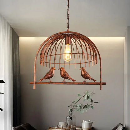 Nordic Bird cage pendent light