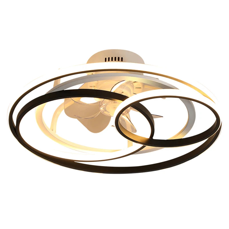 Led ceiling fan with remote control