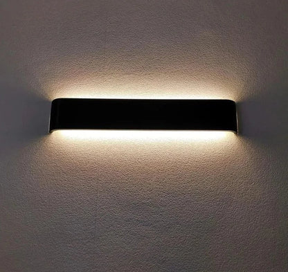 LED rectangular aluminum sconce light