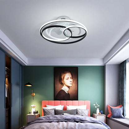 Led ceiling fan with remote control