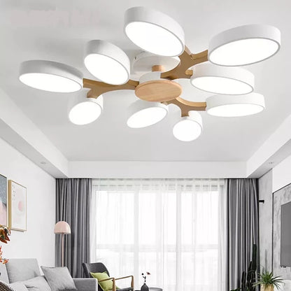 BOTIMI White Metal Tree branch Shaped light