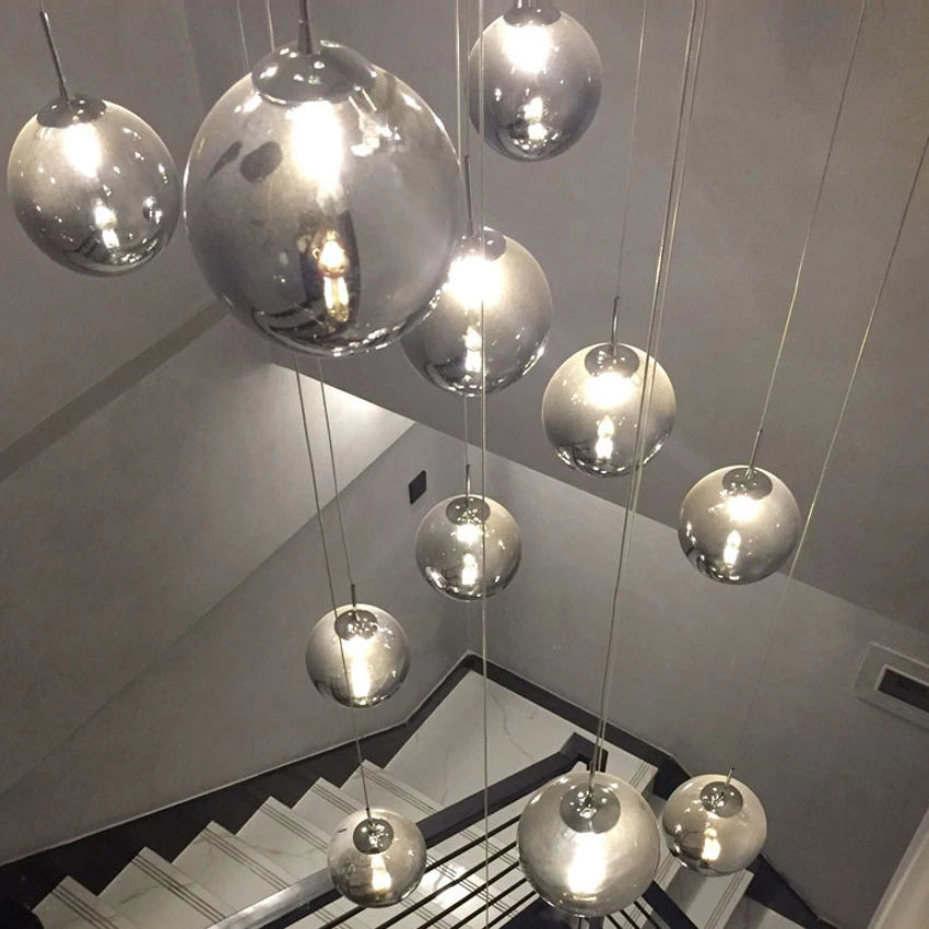 Nordic Staircase chandelier