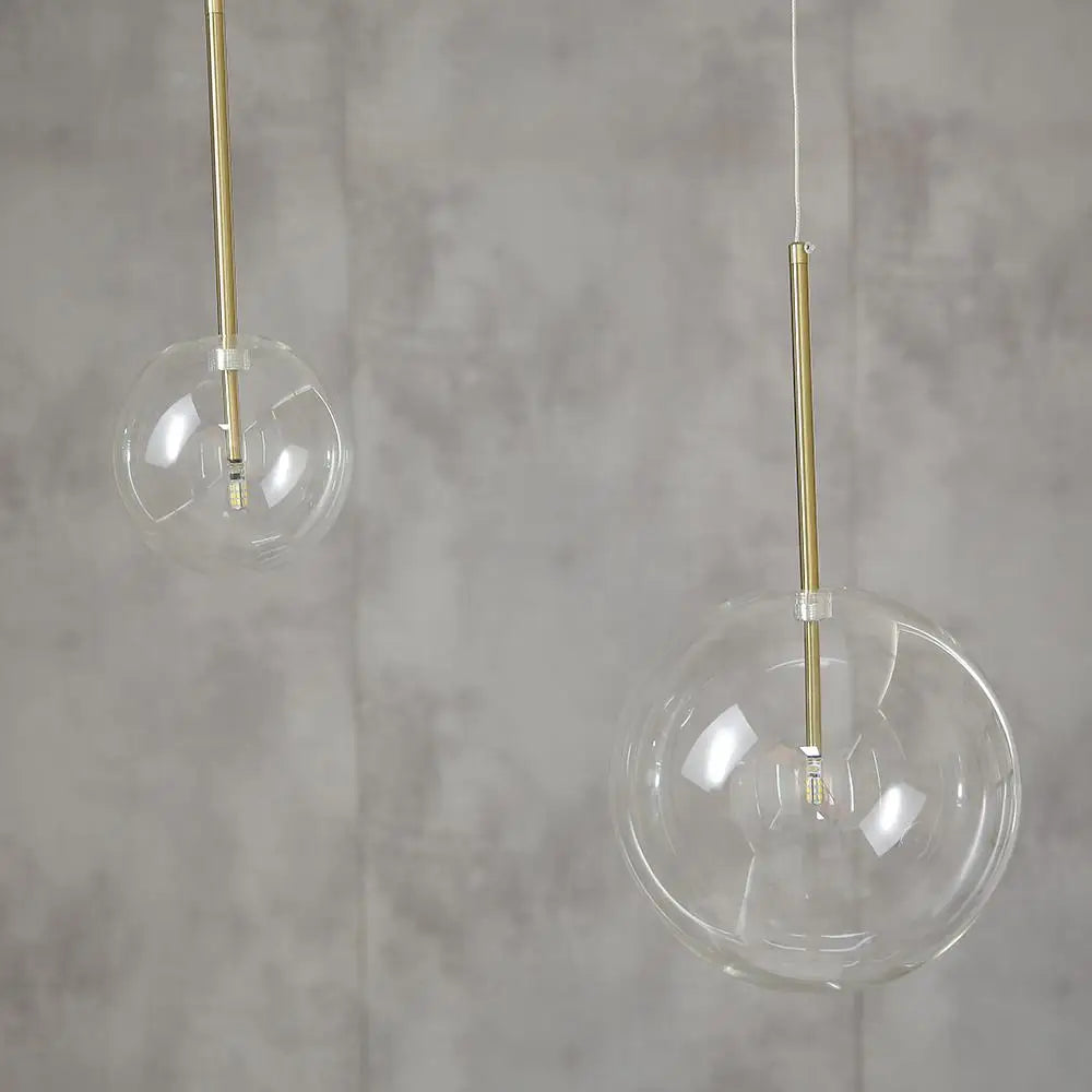 Nordic Modern Bubble Glass Pendant Light