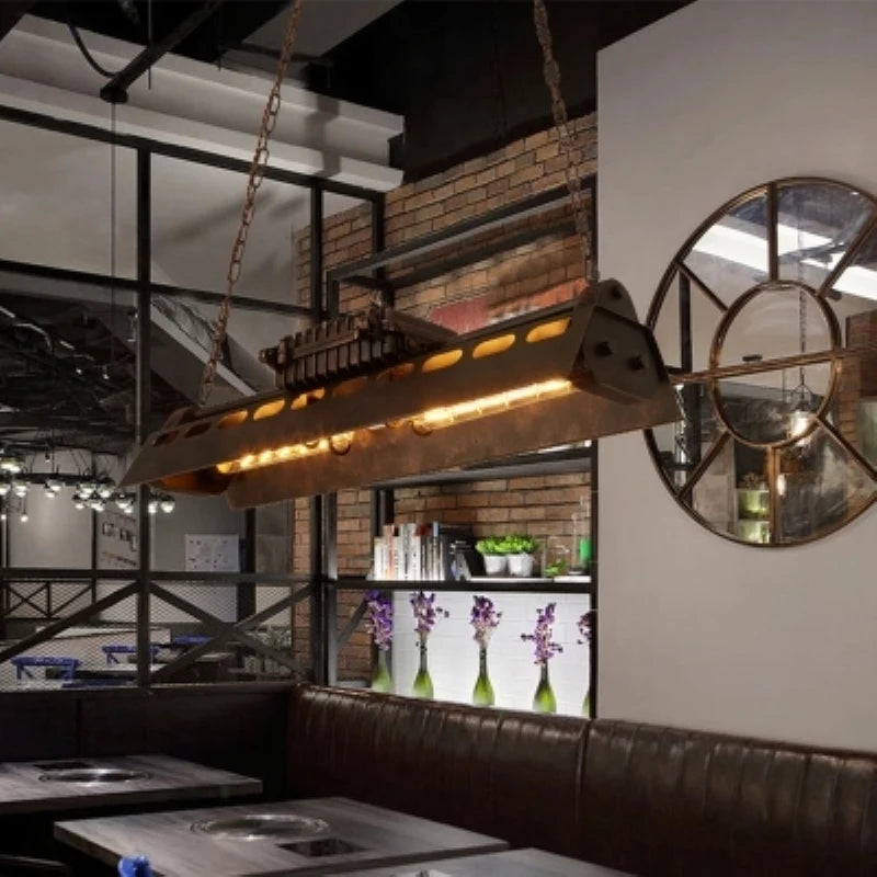 Retro Cool Iron Decor LED Chandelier