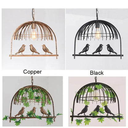 Nordic Bird cage pendent light