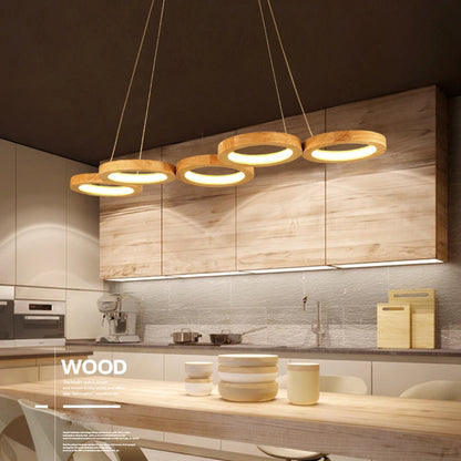 Round Wooden Ceiling Lights