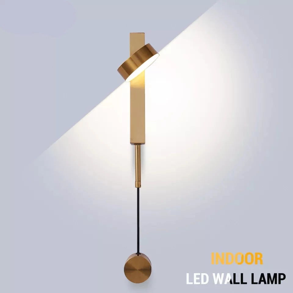LED rotational dimmable led sconce