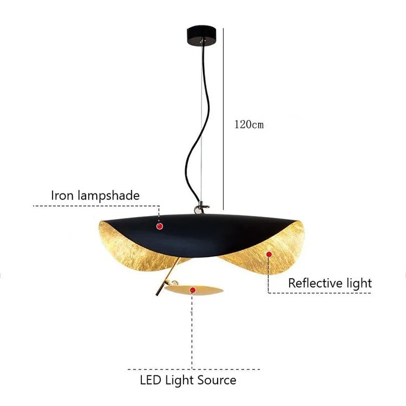 Curved Surface LED Pendant light
