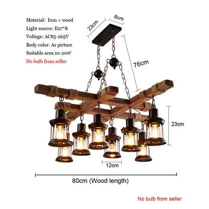 Solid Wood Lamps chandelier