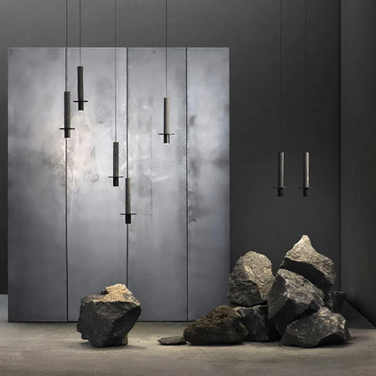 European Jane stone cylindrical spotlight