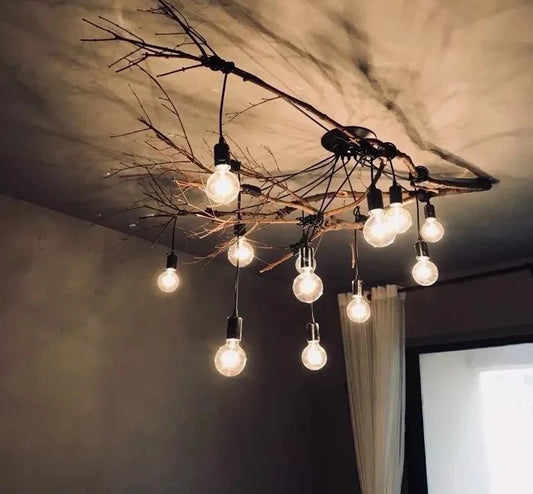 Lámpara de araña Led E27, lámpara colgante Industrial, Loft, diseño Vintage, hogar, sala de estar, cafetería, Bar, luz colgante para ropa