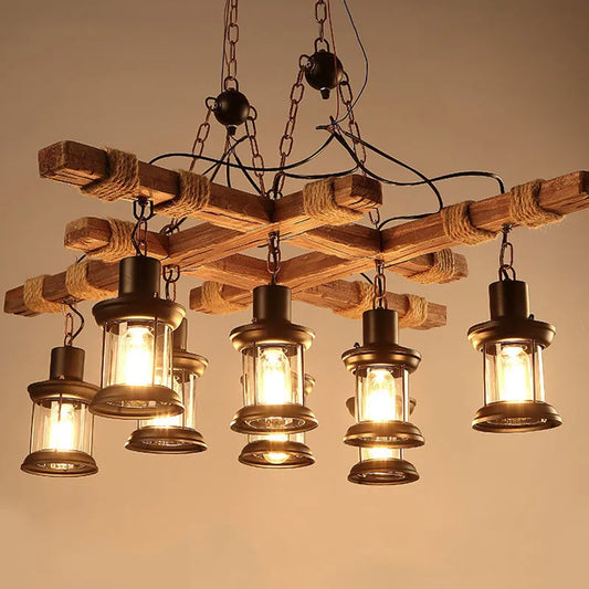 Solid Wood Lamps chandelier