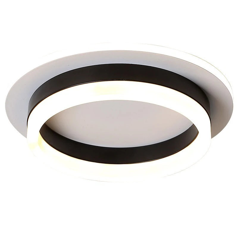 Luz LED de araña para pasillo, iluminación de techo acrílica montada en superficie, lámpara moderna de 20W, Lustres, Lampadario, AC85-260V