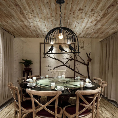 Nordic Bird cage pendent light