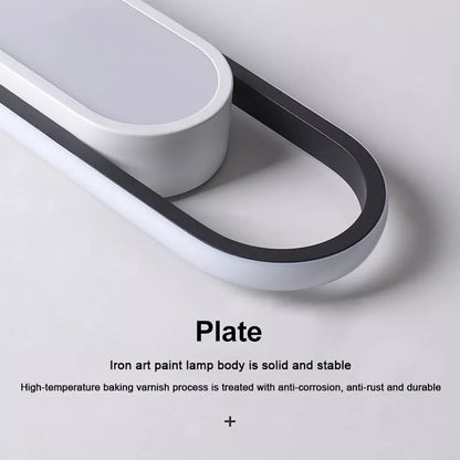 Luz Led de techo Rectangular para cocina, candelabro decorativo para el hogar, comedor, dormitorio, lámpara con Sensor, luces de techo modernas para sala de estar