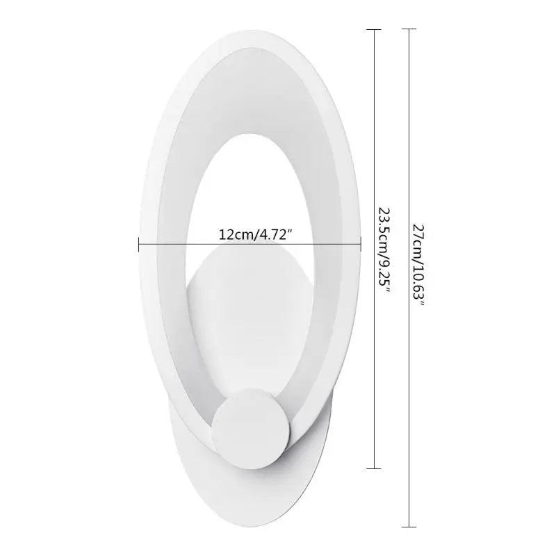 LED Oval Acrylic Sconce light