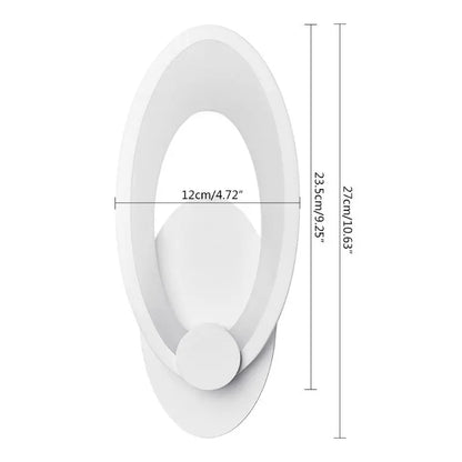 LED Oval Acrylic Sconce light