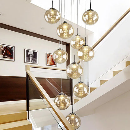 Nordic Staircase chandelier