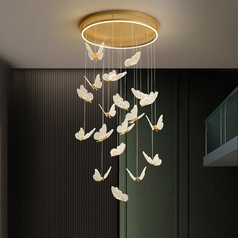 Led Revolving Butterfly Staircase Lighting