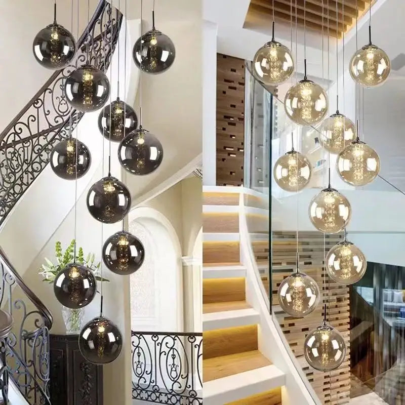 Nordic Staircase chandelier