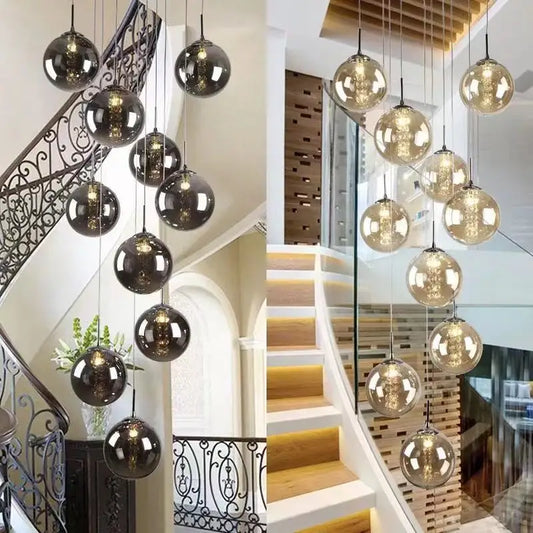 Nordic Staircase chandelier