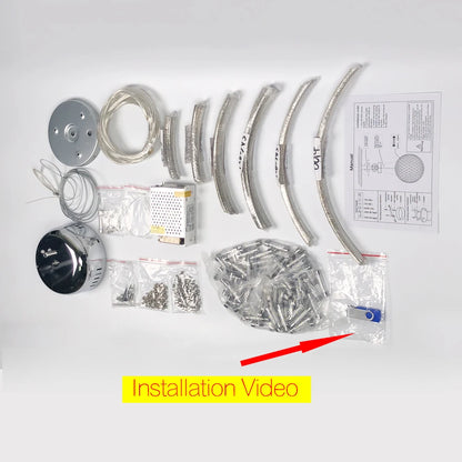 Led Dandelion pendent light