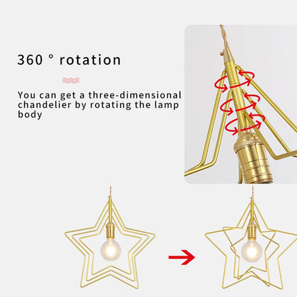 Luces colgantes Led, lámpara colgante dorada E27, lámparas decorativas para sala de estar, accesorio de iluminación colgante para cocina, iluminación interior