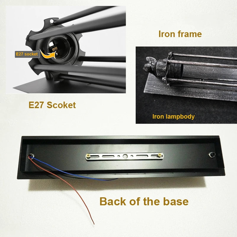 Led Vintage Retro Loft Sconce light