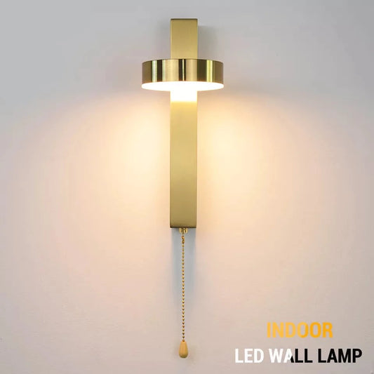 Nordic Led Gold wall sconce light