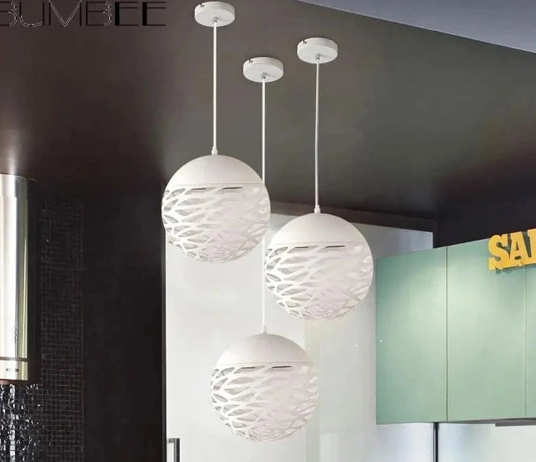 Nordic Modern Semi-circular Chandelier Lights