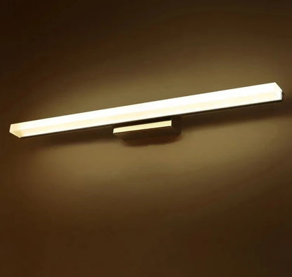 LED stainless steel restroom sconce light