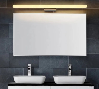 LED stainless steel restroom sconce light