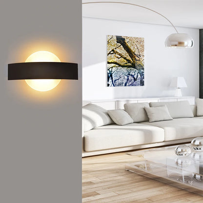 LED aluminum over sconce light