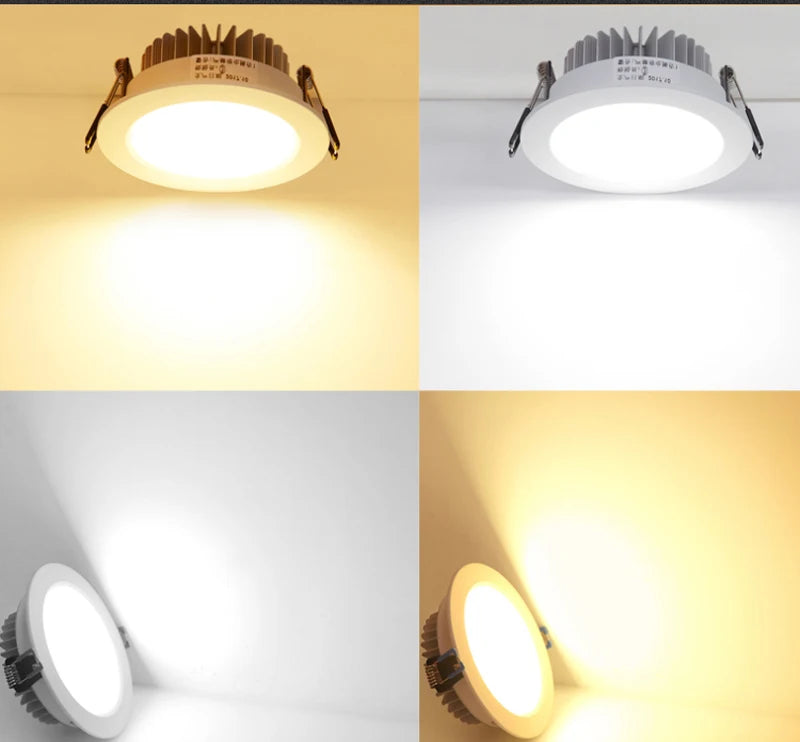 Led Recessed Spot light white body