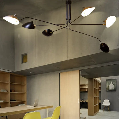 Luces de techo modernas DaWn Spider Serge Mouille para sala de estar lámpara colgante para dormitorio accesorios de iluminación para el hogar Art Deco