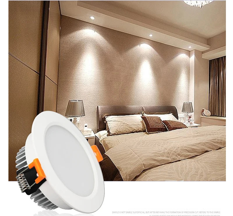 Led Recessed Spot light white body