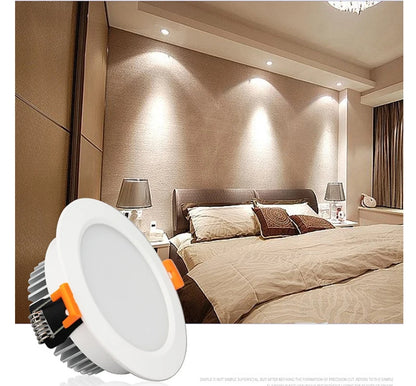 Led Recessed Spot light white body