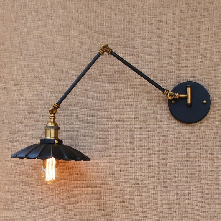Edison Retro Vintage Adjustable Long Swing Arm Sconce light