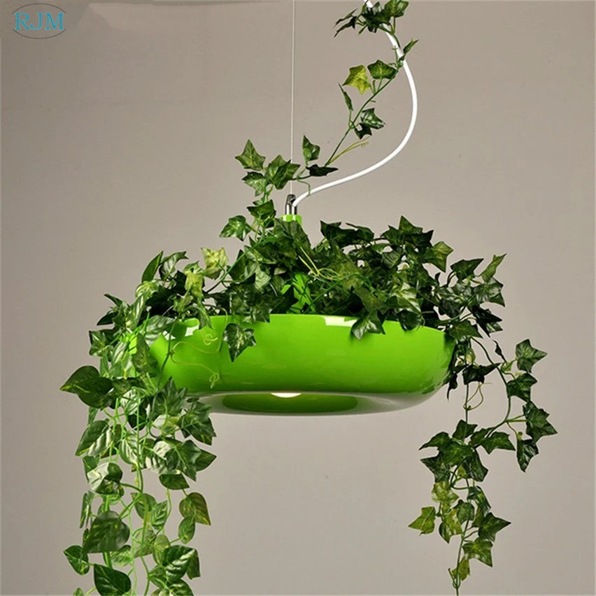 Nordic Creative Pot Plants Pendant  Lighting