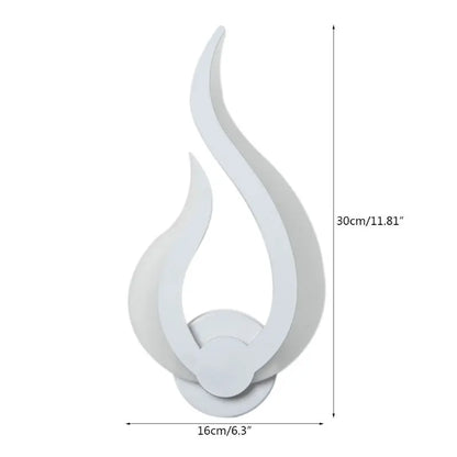 LED Acrylic Flame Sconce light