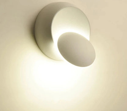 360degree rotation adjustable bedside sconce