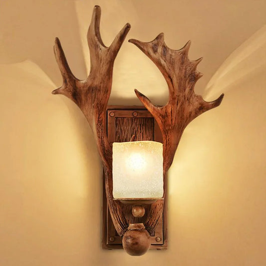 Antlers sconce light